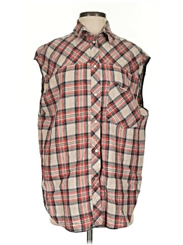Unbranded Sleeveless Button-Down Shirt (view 1)