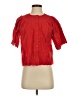 J.Crew 100% Cotton Red Short Sleeve Blouse Size XXS - photo 1