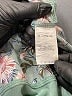 BLOOMCHIC Floral Teal Short Sleeve Blouse Size 22 - photo 8