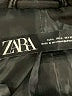 Zara 100% Polyurethane Black Jacket Size L - photo 6
