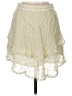 TRYB 100% Viscose Ivory Casual Skirt Size S - photo 2