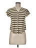 Moa Moa Stripes Yellow Short Sleeve Top Size M - photo 1