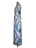 Clara Sun Woo Graphic Blue Cocktail Dress Size S - photo 5