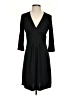 Como Black 100% Polyester Solid Black Cocktail Dress Size S - photo 1