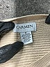 Carmen Carmen Marc Valvo Tan Pullover Sweater Size M - photo 7