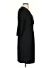 Como Black 100% Polyester Solid Black Cocktail Dress Size S - photo 4