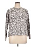 Avia Animal Print Gray Pullover Sweater Size XL - photo 1