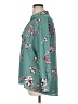Candie's 100% Polyester Floral Teal 3/4 Sleeve Blouse Size XL - photo 5