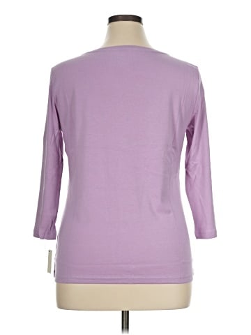 Talbots 3/4 Sleeve T-Shirt (view 2)