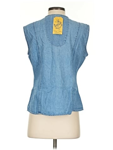 Bill Blass Sleeveless Button-Down Shirt (view 2)