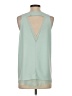 Cooper & Ella 100% Polyester Green Sleeveless Blouse Size Sm (1) - photo 2