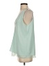 Cooper & Ella 100% Polyester Green Sleeveless Blouse Size Sm (1) - photo 5
