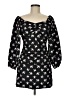 Sandy Liang 100% Polyester Floral Black Casual Dress Size 6 - photo 1