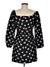 Sandy Liang 100% Polyester Floral Black Casual Dress Size 6 - photo 2