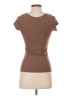Klassy Network Brown Short Sleeve Henley Size S - photo 2