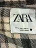 Zara Plaid Gray Coat Size S - photo 6