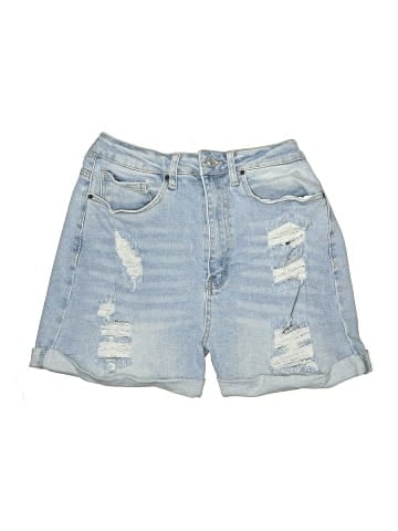 Wax Jean Denim Shorts (view 1)