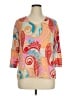 Talbots Graphic Orange Pullover Sweater Size XL Petite - photo 1