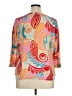 Talbots Graphic Orange Pullover Sweater Size XL Petite - photo 2