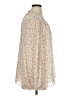 Hilary Radley 100% Polyester Stars Ivory Long Sleeve Blouse Size XL - photo 4