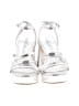 Bamboo Metallic Silver Sandals Size 6 - photo 2