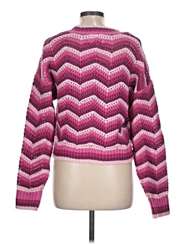 Pink Rose Pullover Sweater (view 2)