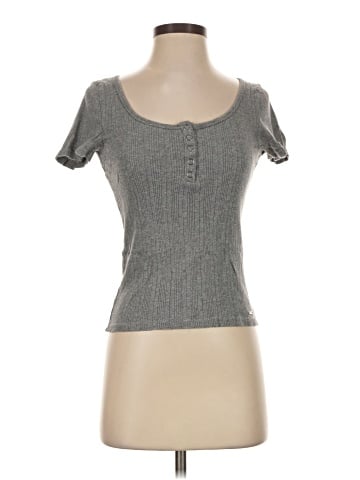 Hollister Short Sleeve Henley (view 1)