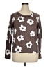 Sanctuary Floral Brown Pullover Sweater Size 1X - photo 1