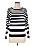 Cable & Gauge Stripes White Pullover Sweater Size M - photo 1