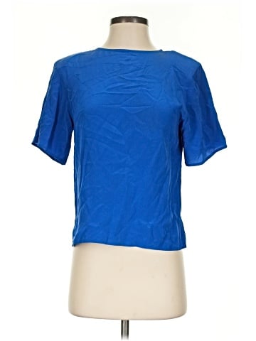 Erika Short Sleeve Silk Top (view 1)