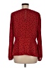Boden 100% Polyester Red Long Sleeve Blouse Size 10 - photo 2