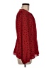 Boden 100% Polyester Red Long Sleeve Blouse Size 10 - photo 4