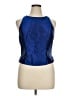 Bill Levkoff Blue Sleeveless Blouse Size 16 - photo 1