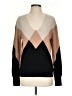 Reiss Color Block Tan Pullover Sweater Size S - photo 1
