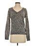 Equipment 100% Cashmere Animal Print Gray Cashmere Pullover Sweater Size XS - photo 1