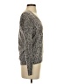 Equipment 100% Cashmere Animal Print Gray Cashmere Pullover Sweater Size XS - photo 4