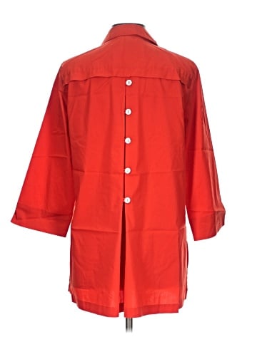Zac & Rachel 3/4 Sleeve Button-Down Shirt (view 2)