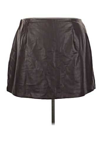 Old Navy Faux Leather Skirt (view 2)