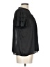 CeCe 100% Polyester Black Short Sleeve Blouse Size L - photo 4