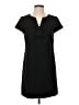 J.Crew Solid Black Casual Dress Size 4 (petite) - photo 1