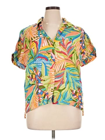 C&C California Short Sleeve Blouse (view 1)
