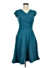 Messic Solid Teal Cocktail Dress Size M - photo 1