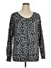 Lane Bryant Animal Print Silver Pullover Sweater Size 14 - 16 Plus - photo 1