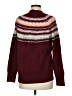 fat face Color Block Burgundy Turtleneck Sweater Size 8 - photo 2