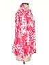 Lands' End Floral Pink Long Sleeve Blouse Size S - photo 4