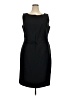 Shape FX Solid Black Cocktail Dress Size 20W - photo 1