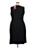 Shape FX Solid Black Cocktail Dress Size 20W - photo 2