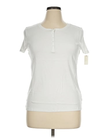 Talbots Short Sleeve Henley (view 1)