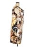 Connected Apparel Print Tan Casual Dress Size 18 - photo 4