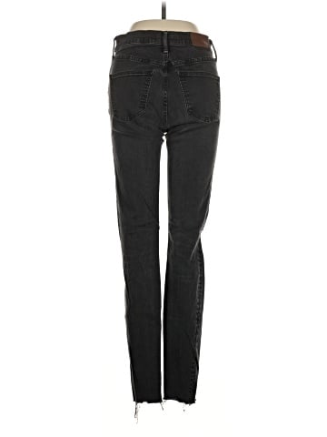 Madewell Tall 9" High-Rise Skinny Jeans in Black Sea (view 2)